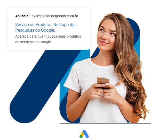 Ajudamos você a encontrar novos clientes através do Google Ads